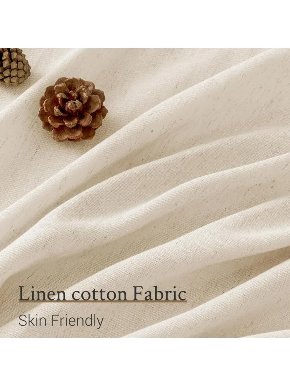 Elegant Semi-Sheer Linen Curtains 102